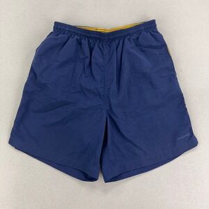 VTG Down Under Swim Trunks Mens Medium Dark Navy Nylon Mesh‎ Lined Shorts Surf